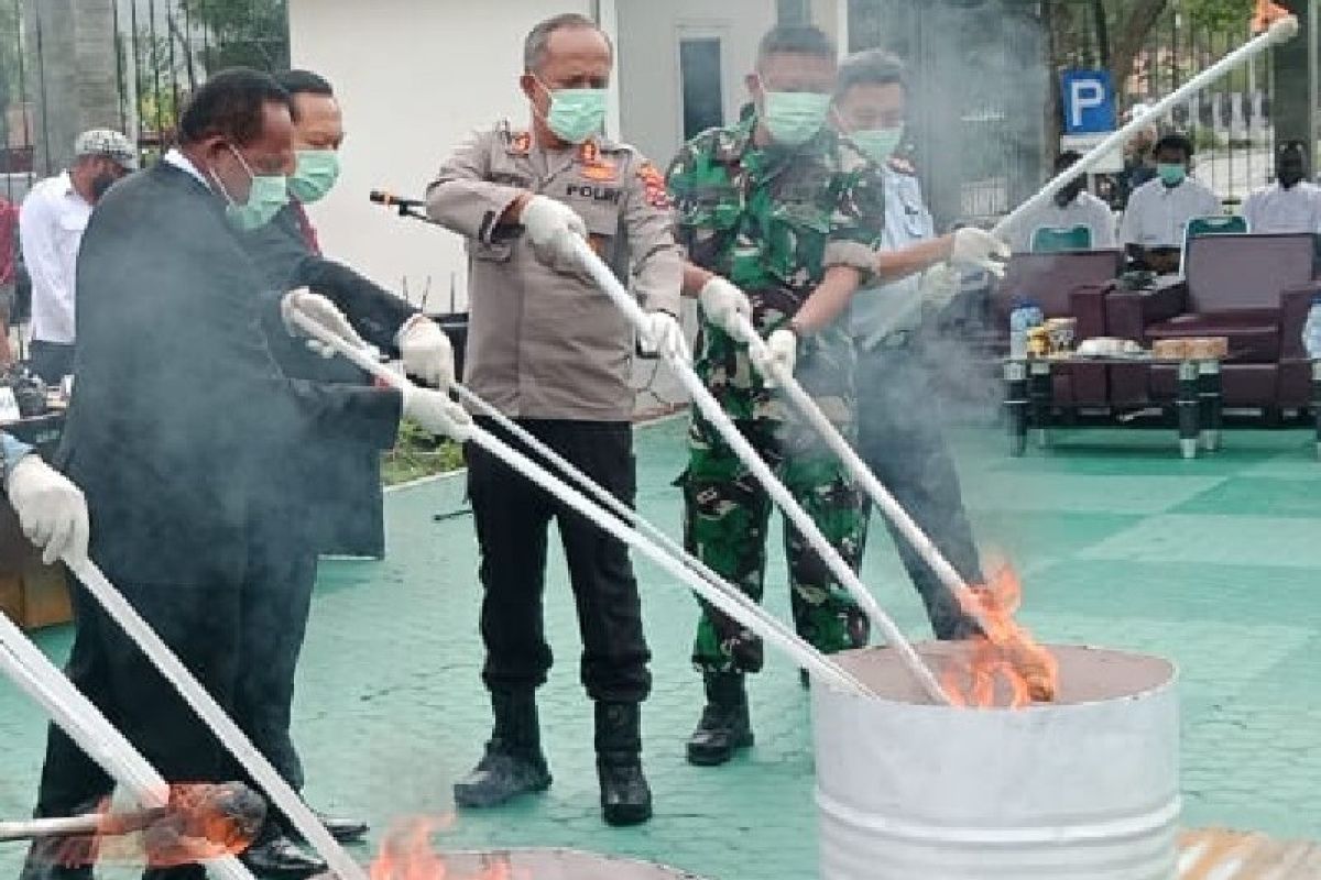 Kodim 1702/Jayawijaya mendukung pemberantasan narkoba