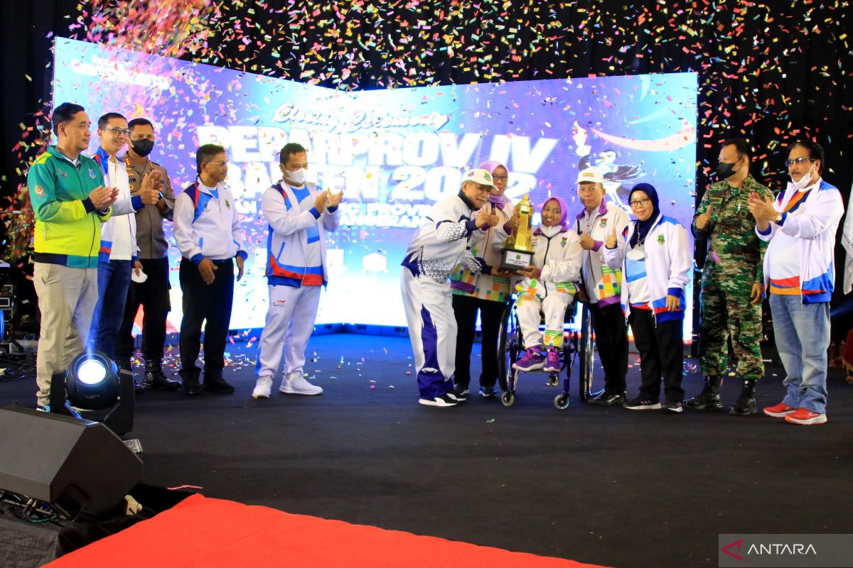 Kabupaten Tangerang juara Peparprov Banten raih 88 medali