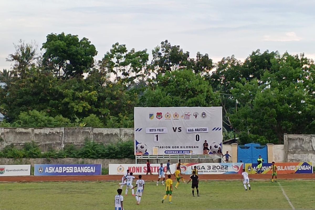 Kota Palu juara grup A Porprov Sulteng setelah libas Banggai 2-0