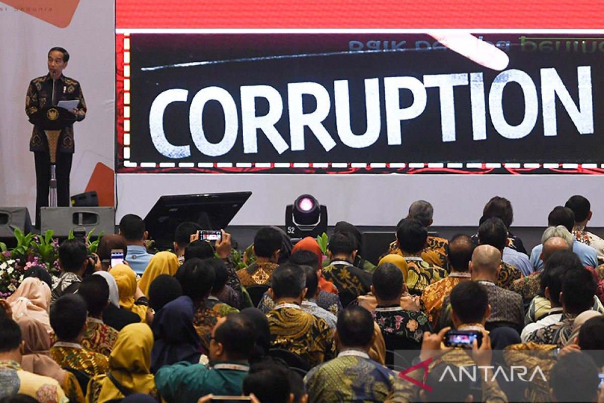 Jokowi: Korupsi pangkal dari berbagai masalah pembangunan
