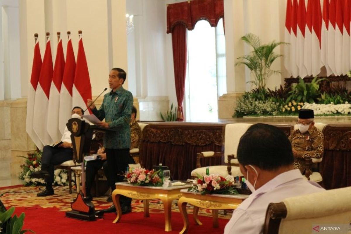 Presiden Jokowi sebut korupsi pangkal dari berbagai masalah pembangunan
