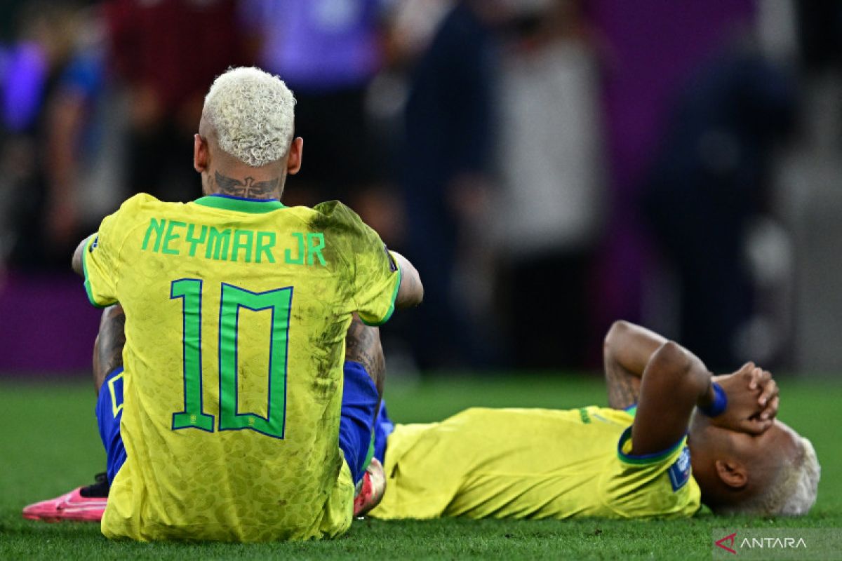 Brazil tersingkir, Neymar mengaku "hancur secara psikologis"