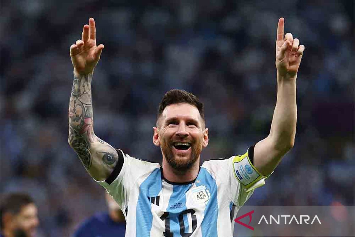 Semifinal Piala Dunia Qatar, aksi Messi bawa Argentina ke final