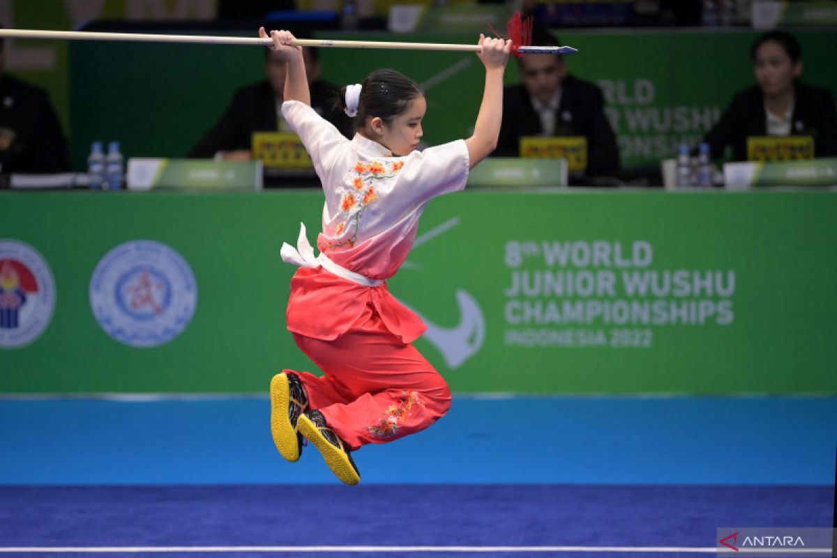 Indonesia tempati posisi tiga besar Kejuaraan Dunia Wushu Junior 2022
