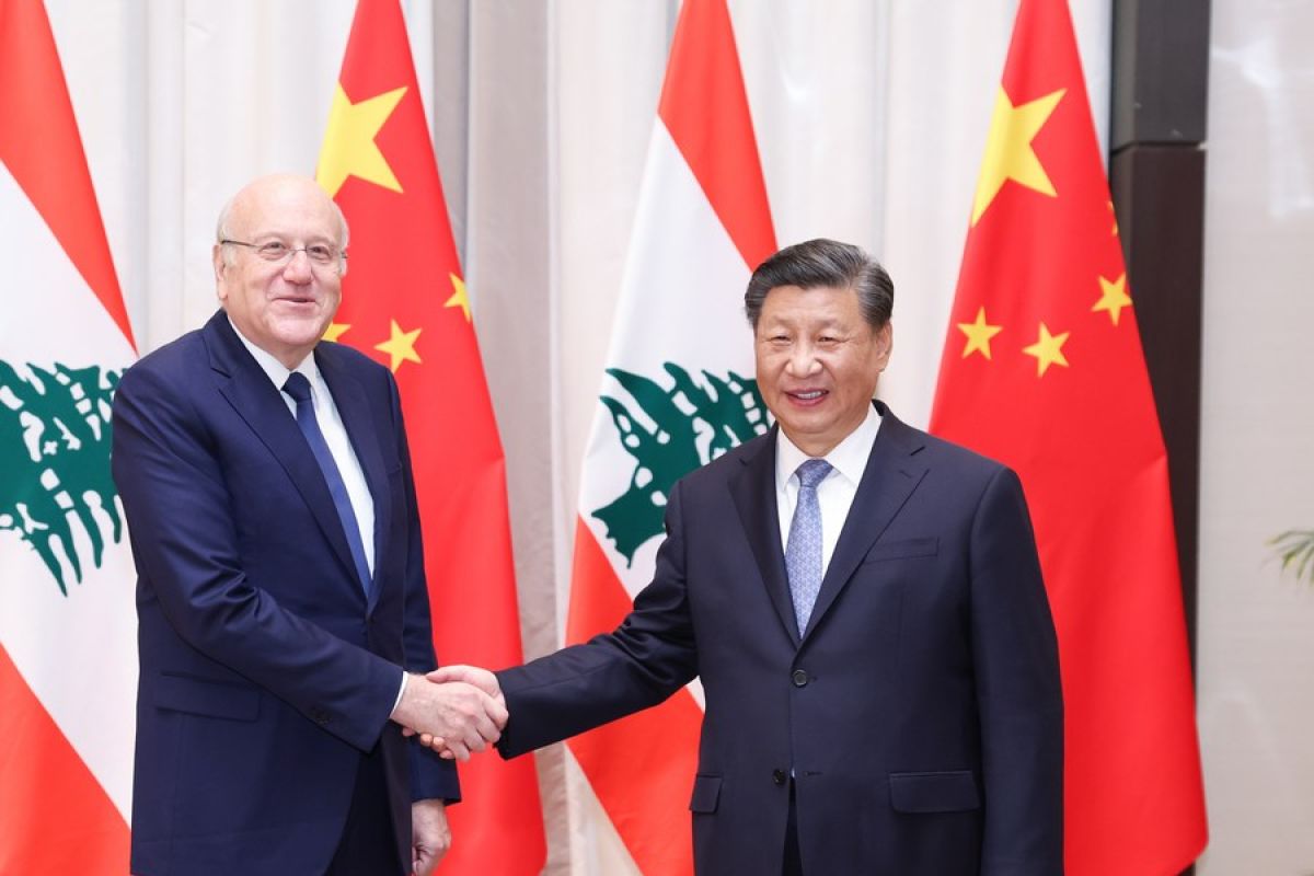 Presiden China Xi Jinping bertemu PM Lebanon, bahas hubungan bilateral