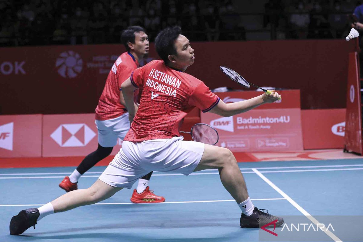 Bulu tangkis: Hasil BWF World Tour Finals: Ahsan/Hendra dan Ginting ke final