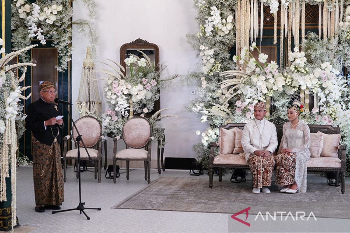 Wapres hadiri akad nikah Kaesang sampaikan nasihat pernikahan