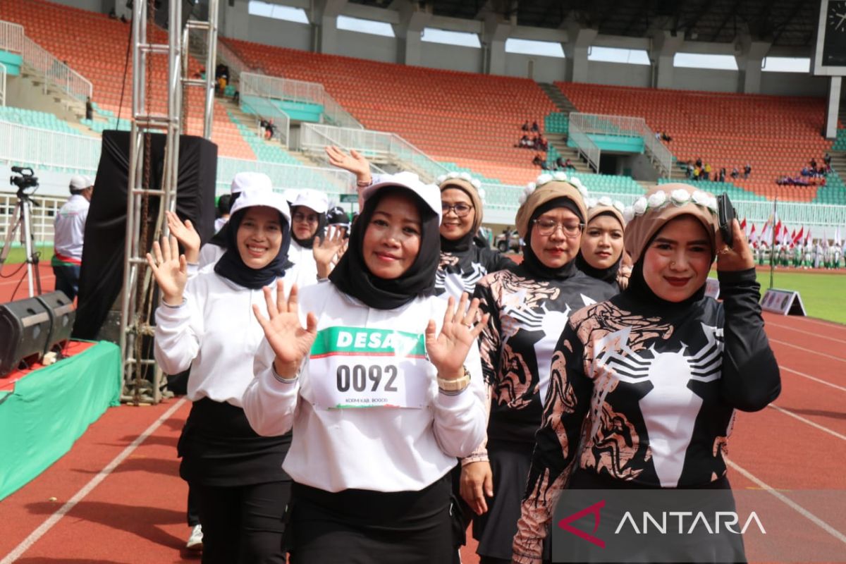 3.200 orang turut meriahkan Festival Senam Pancakarsa di Stadion Pakansari