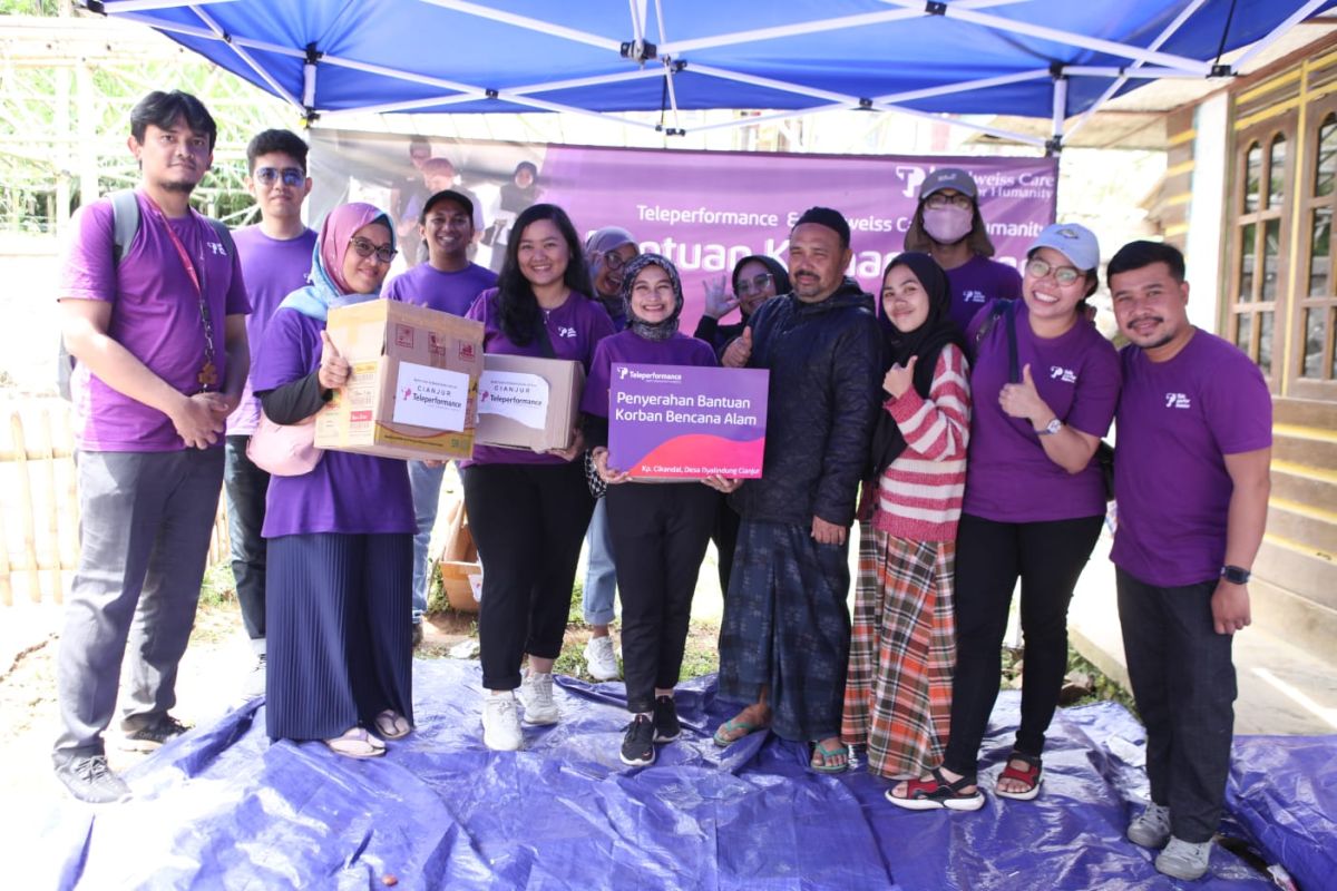 Teleperformance berikan bantuan korban gempa Cianjur