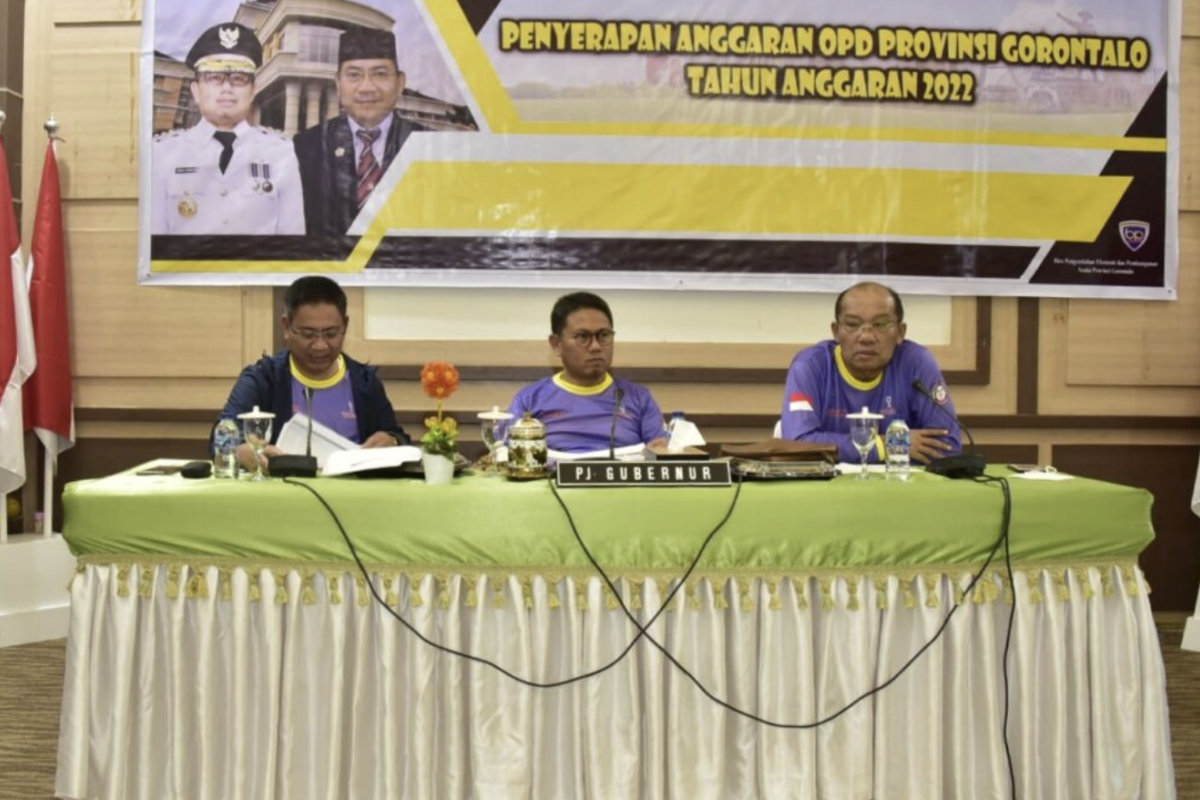 Gubernur Gorontalo minta OPD genjot serapan anggaran