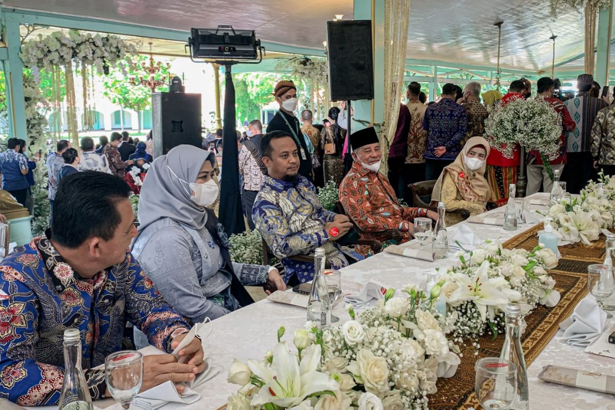 Gubernur Sulsel hadiri tasyakuran pernikahan putra bungsu Jokowi