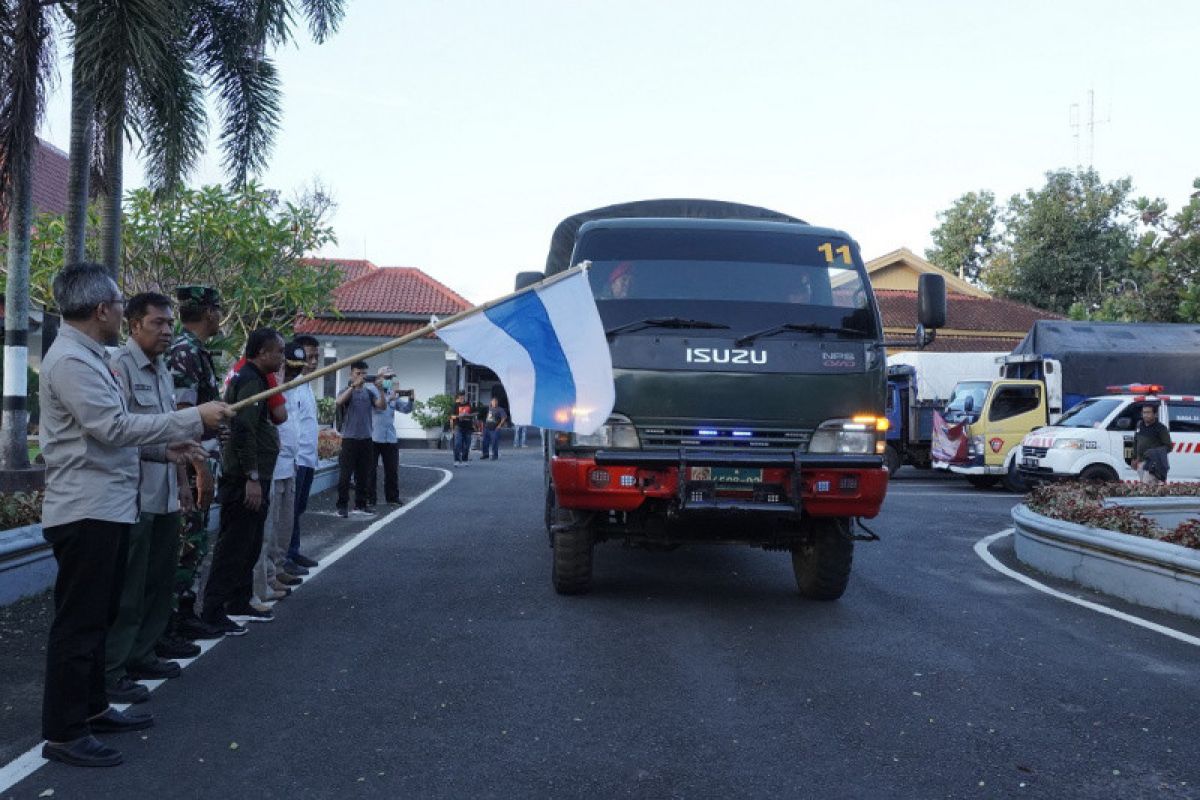 Bantul kirim empat truk bantuan untuk korban gempa Cianjur