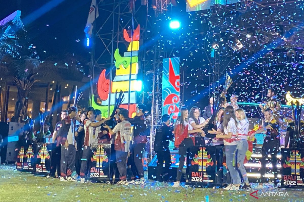 Indonesia sukses menjadi juara umum kejuaraan esport dunia 2022