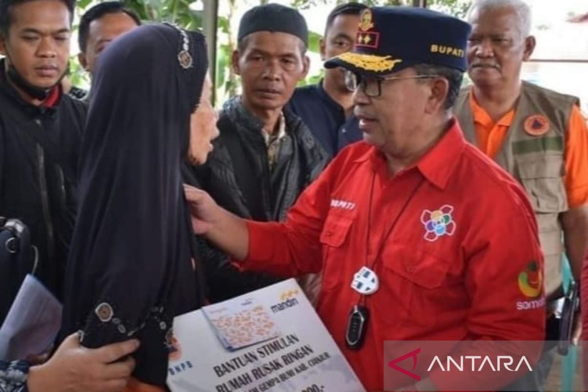 Korban gempa CIanjur diminta lapor soal bantuan yang tidak sesuai