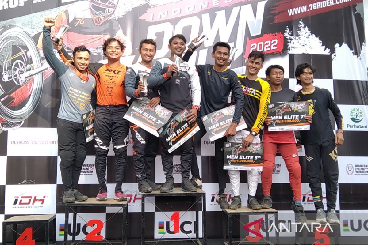 Abdul Hakim juarai nomor men elite Indonesian Downhill 2022