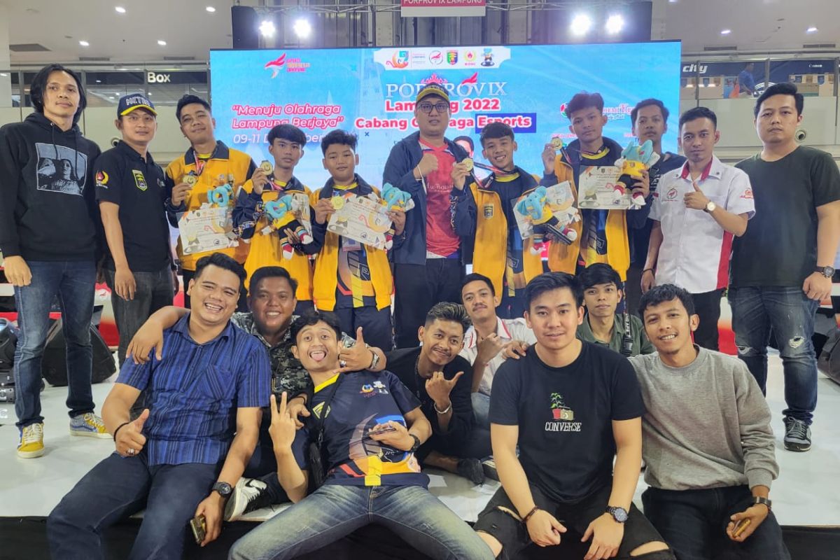 Kontingen Metro juara umum esports Porprov IX Lampung