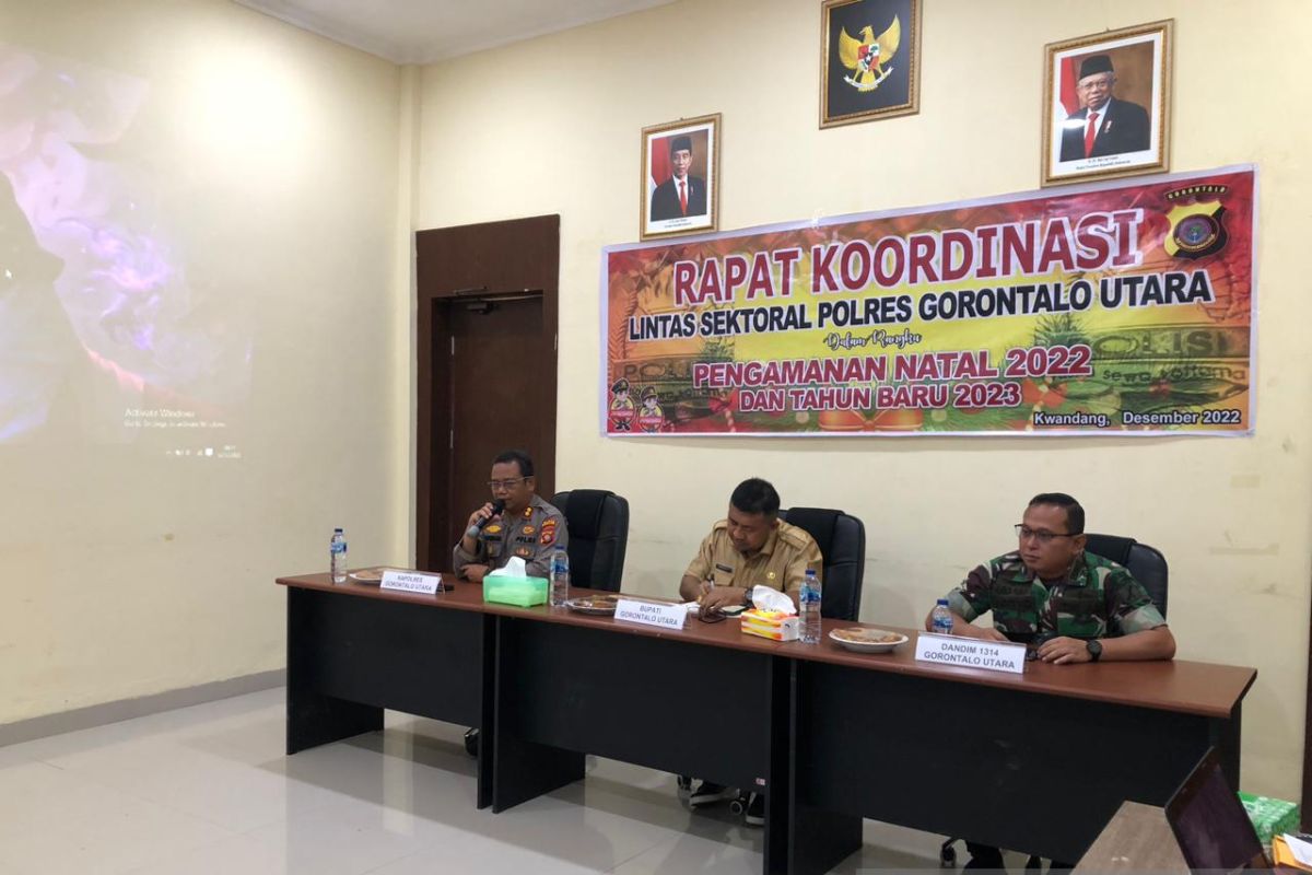 Polres Gorontalo Utara perketat pengamanan ibadah Natal-Tahun Baru