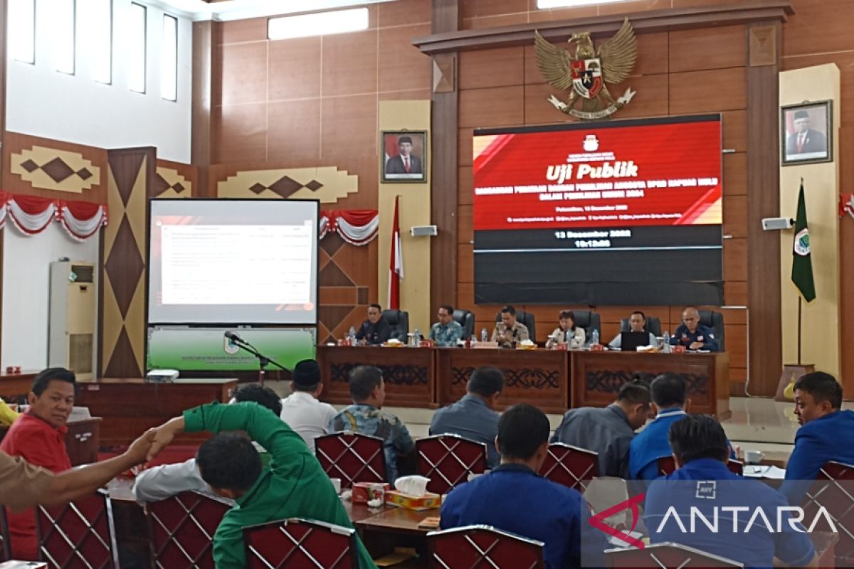 KPU Kapuas Hulu uji publik rancangan daerah pemilihan Pemilu 2024