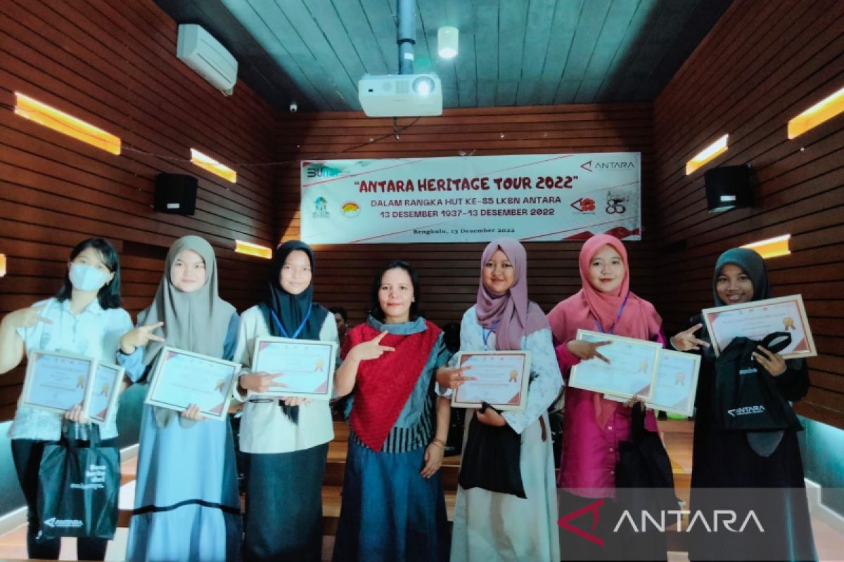 LKBN ANTARA Bengkulu beri apresiasi pemenang 'Heritage Tour 2022'