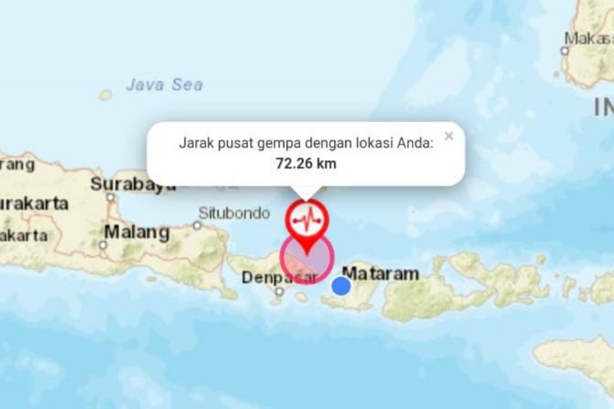 Gempa bumi susulan masih terjadi di Karangasem Bali