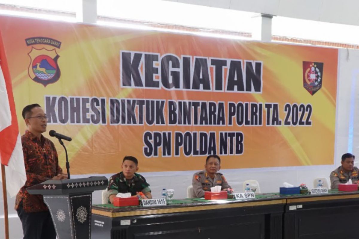 186 siswa mengikuti Kohesi Diktuk Bintara Polridi SPN Polda NTB