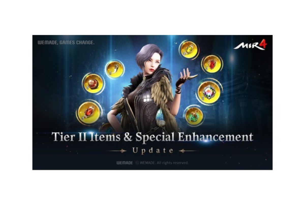 Wemade unveils ‘Tier II items’ on MIR4