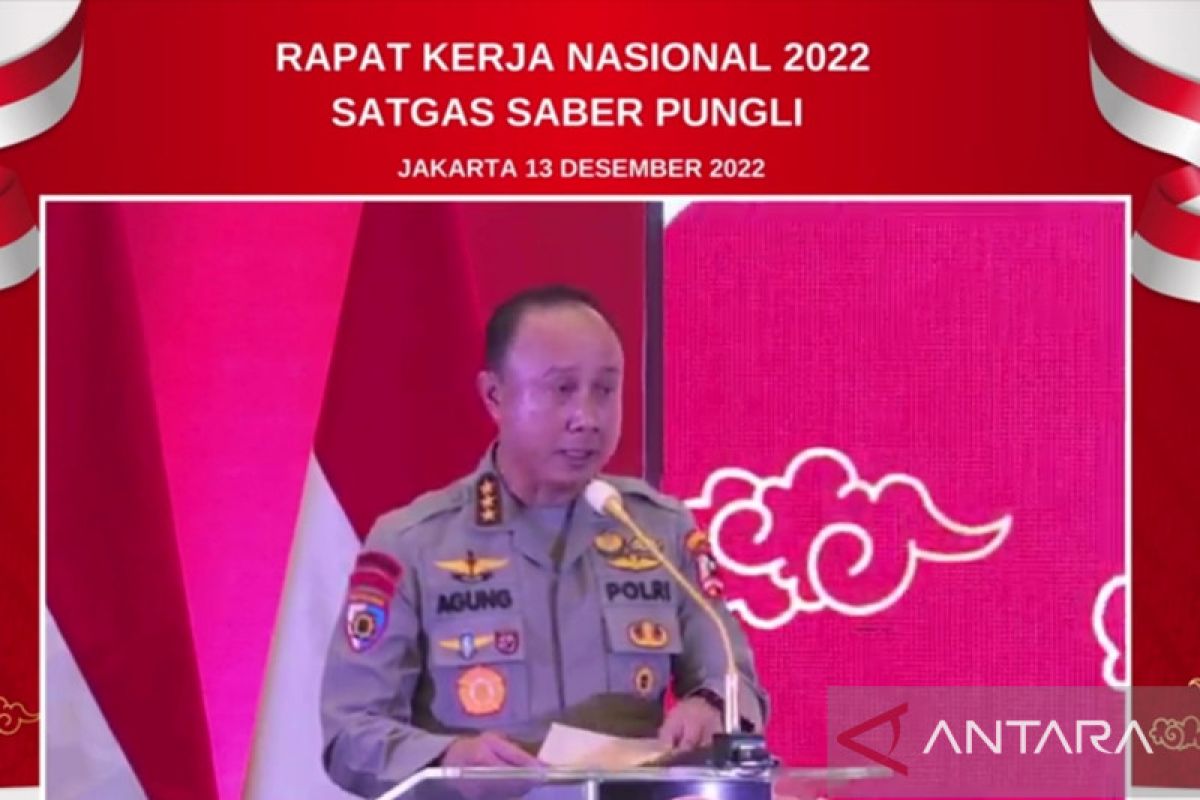 Satgas Saber Pungli telah melakukan 59.923 kali OTT