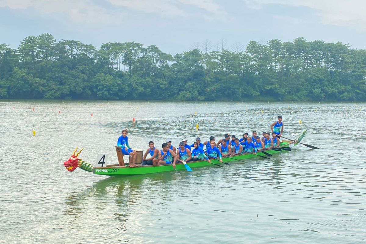 Tim Jambi raih empat emas Kejurnas Dayung Junior 2022