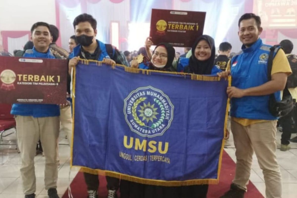 Mahasiswa UMSU raih dua medali emas di Abdidaya Ormawa 2022