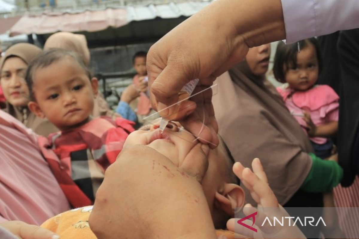 Dinkes Aceh Barat salurkan 41.500 dosis vaksin Polio di Aceh Barat