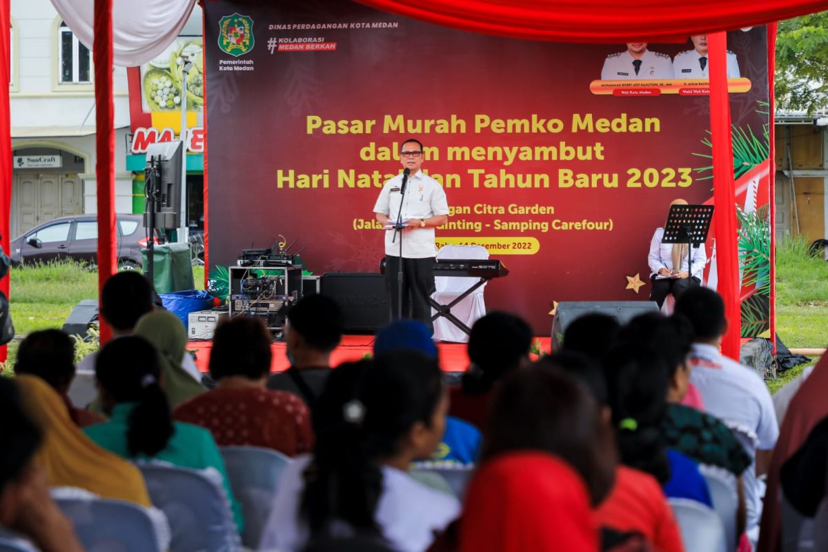 Pemkot Medan gelar pasar  murah sambut Natal dan Tahun Baru