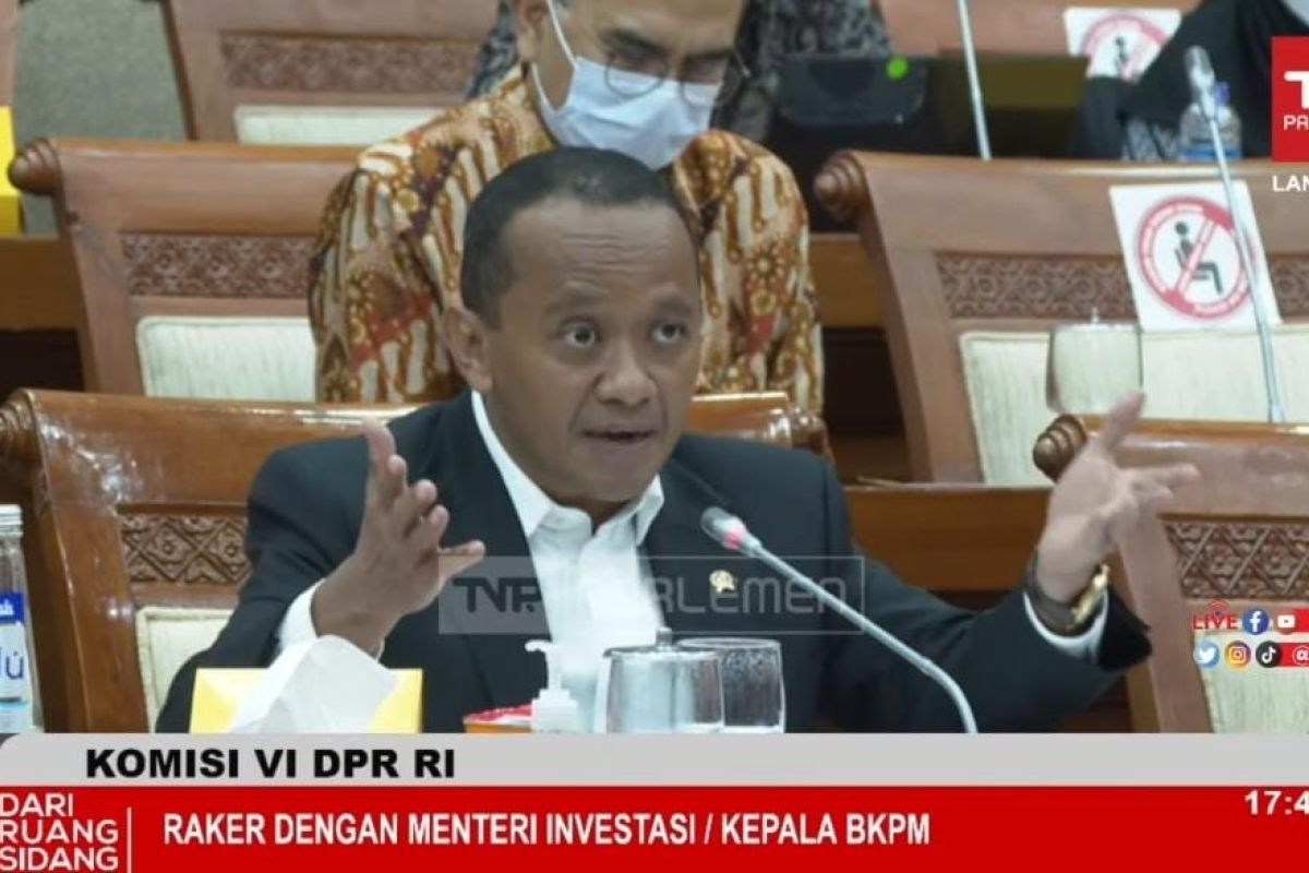 Di Komisi VI, Bahlil janji target investasi Rp1.200 triliun tercapai