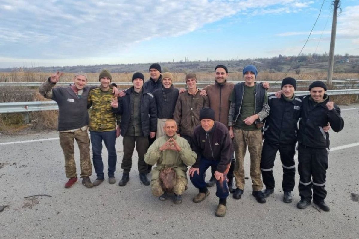 Pertukaran tawanan dengan Rusia pulangkan 22 prajurit Ukraina
