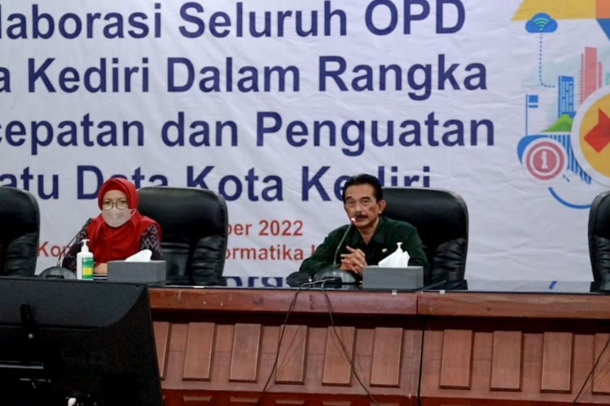 Diskominfo Kota Kediri bangun sinergitas wujudkan Satu Data