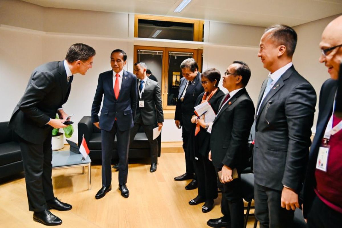 Presiden Joko Widodo lakukan pertemuan bilateral dengan PM Belanda