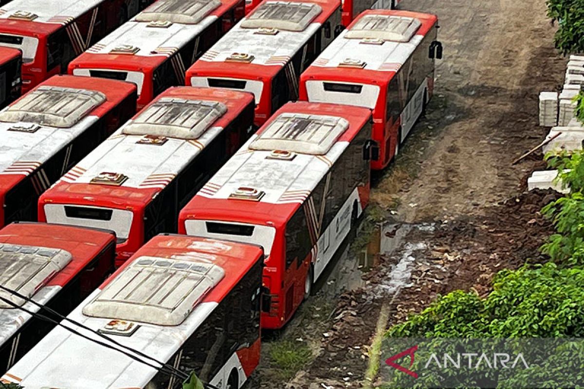 Dishub DKI sebut bus TransJakarta tidak mangkrak