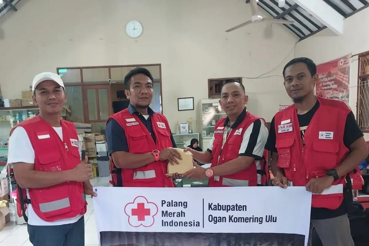 PMI OKU bantu korban gempa Cianjur