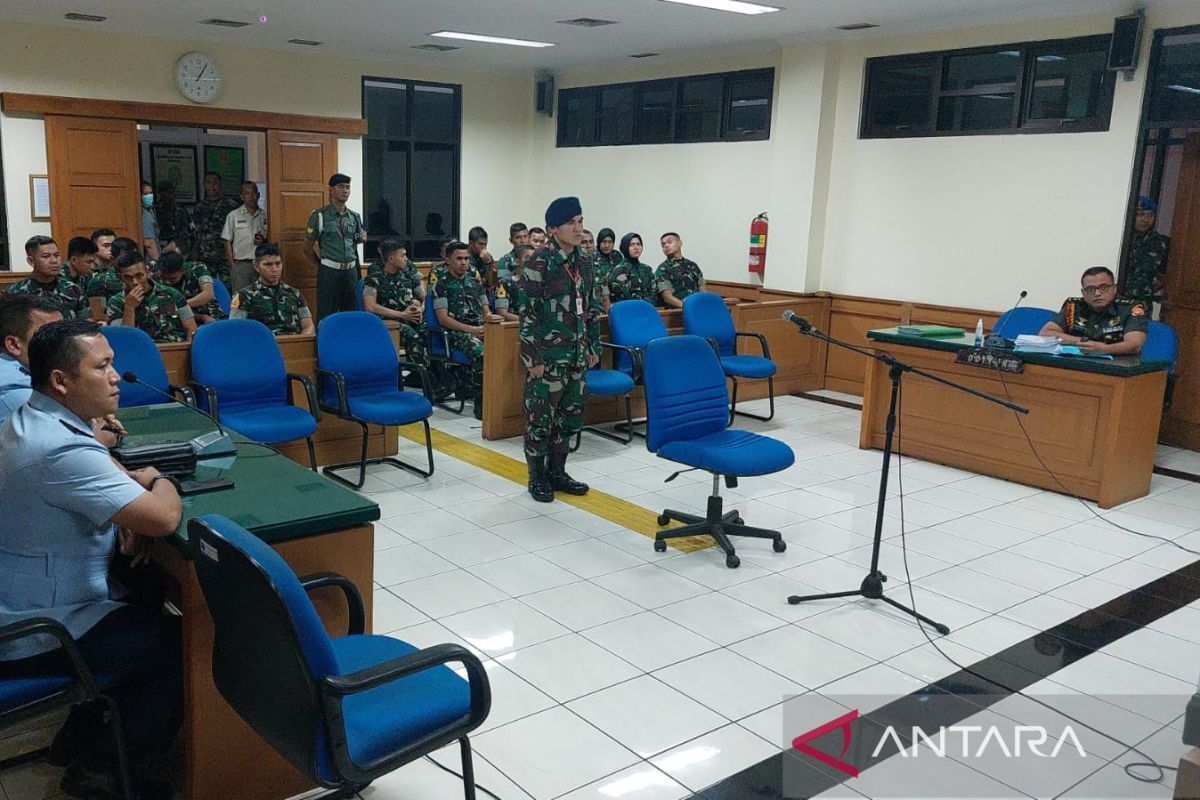 Bintara TNI AU pelaku pembunuhan divonis seumur hidup dan dipecat