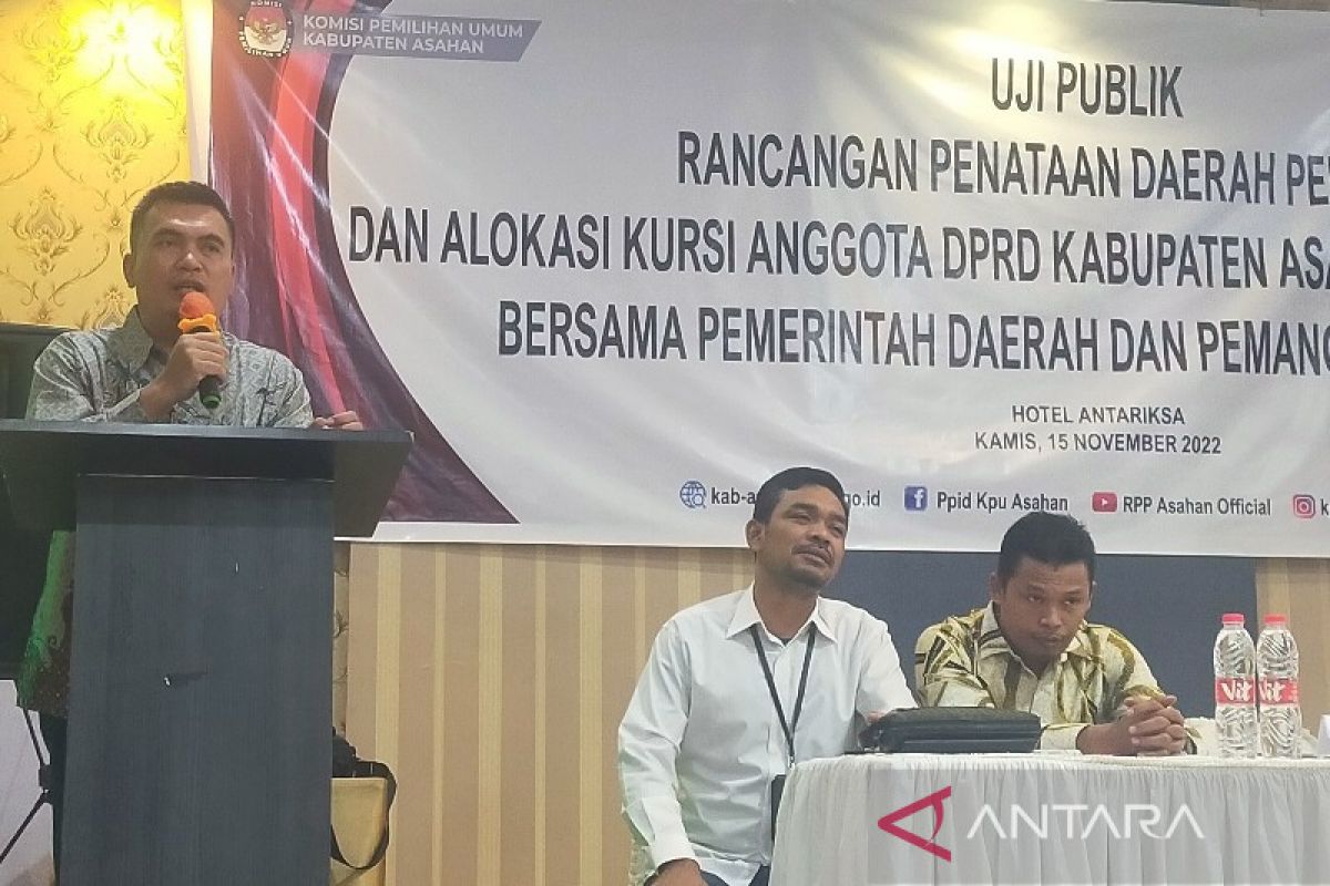 Jumlah kursi dapil pemilu 2024 di Asahan terjadi perubahan