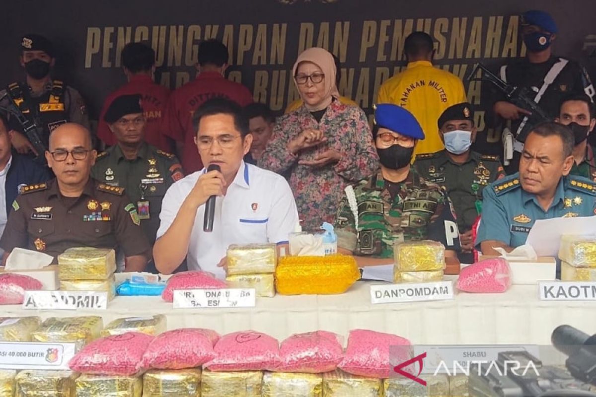 Bareskrim Polri dan Pomdam I/BB rilis kasus narkoba libatkan oknum TNI