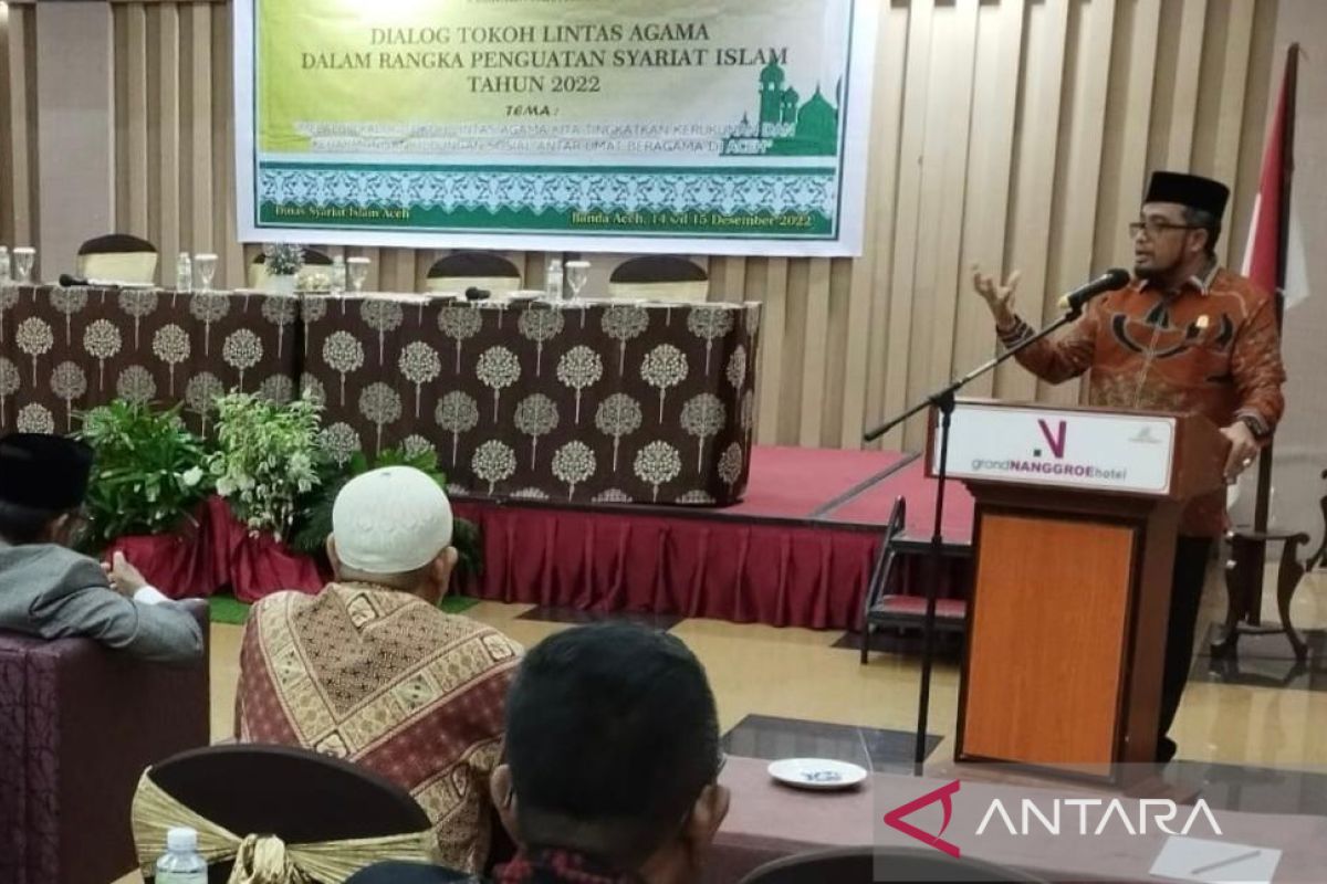 Aceh diharap jadi percontohan daerah rukun beragama di Indonesia