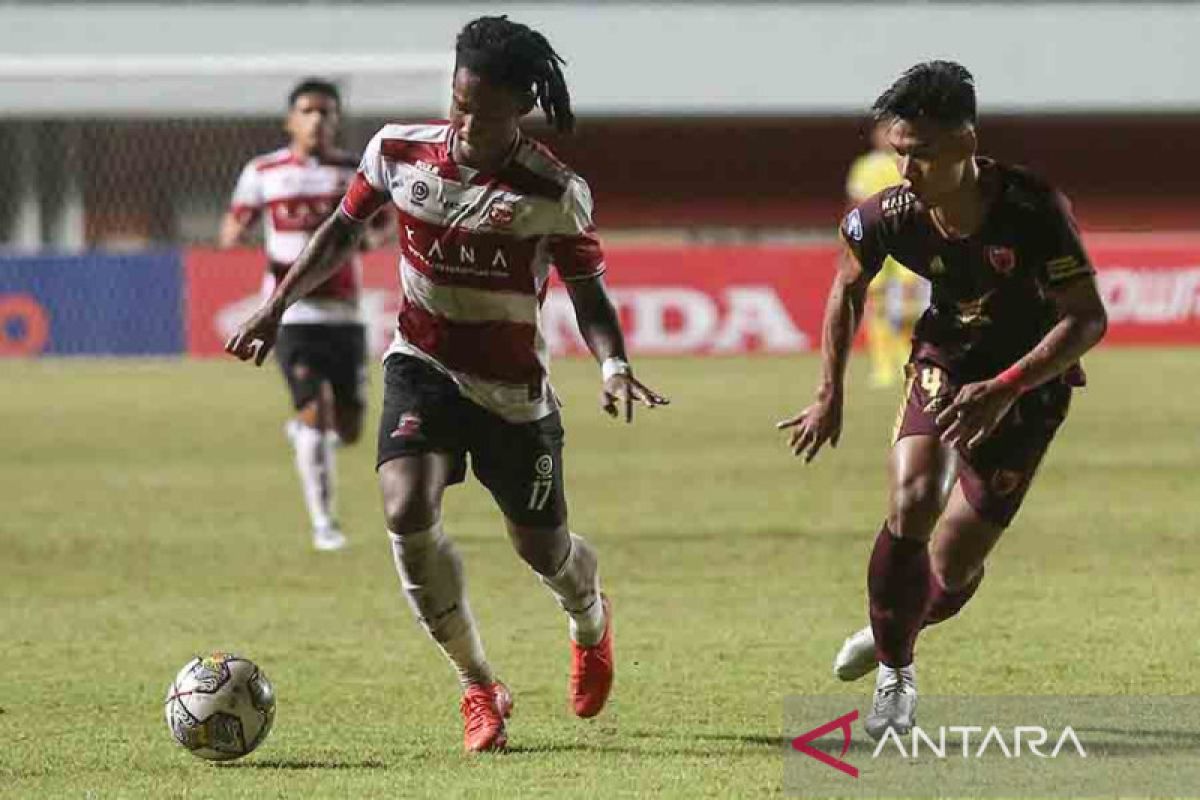 Madura United berikan kekalahan perdana PSM Makassar