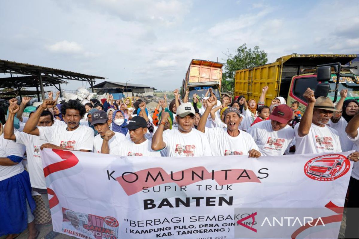 Ganjar Raih Dukungan dari Komunitas Supir Truk di Banten: Dia Tidak Elitis