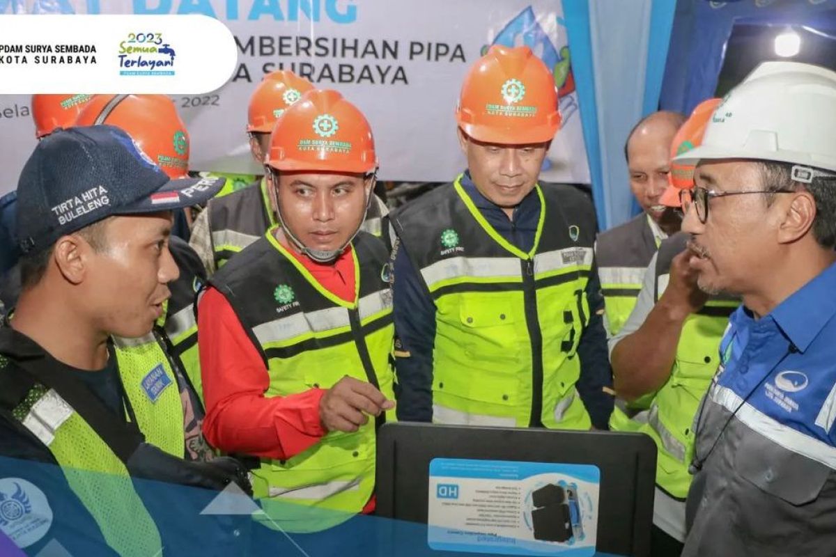 PDAM Surabaya uji coba bersihkan pipa dengan teknologi baru Korsel