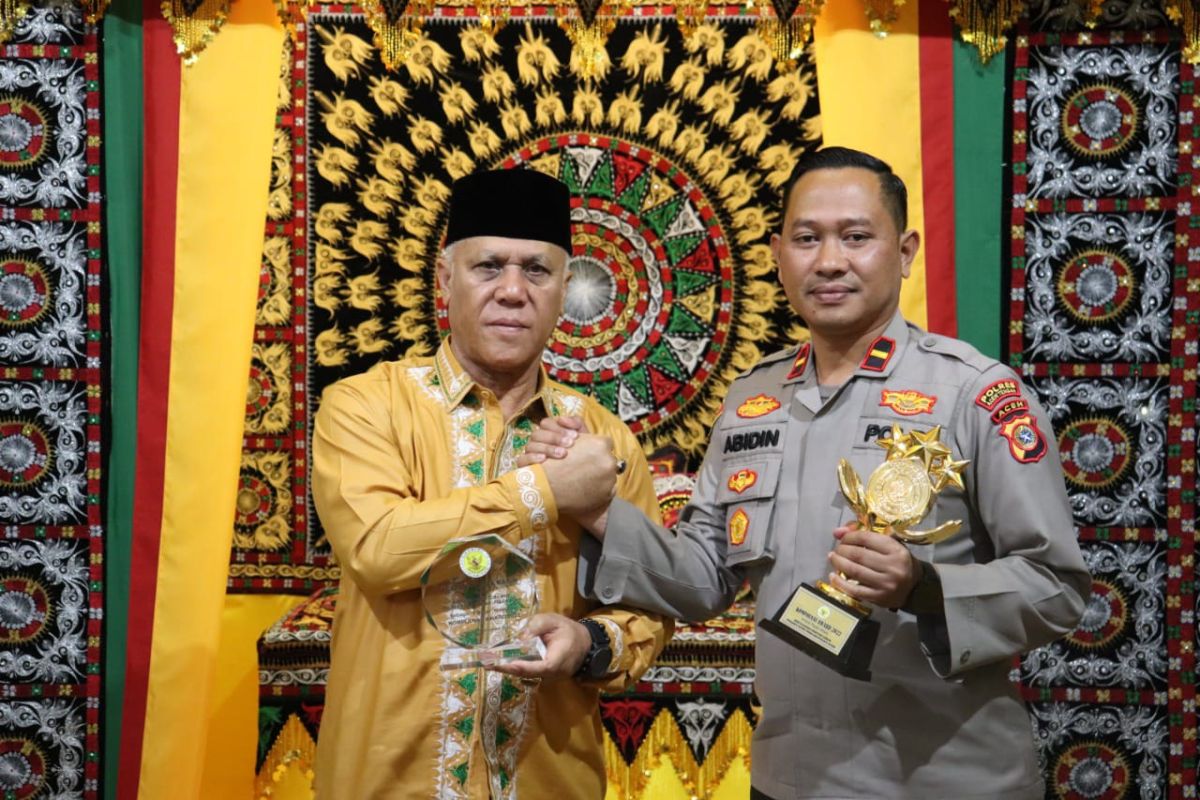 Polsek Linge Aceh Tengah raih penghargaan Polsek terbaik nasional