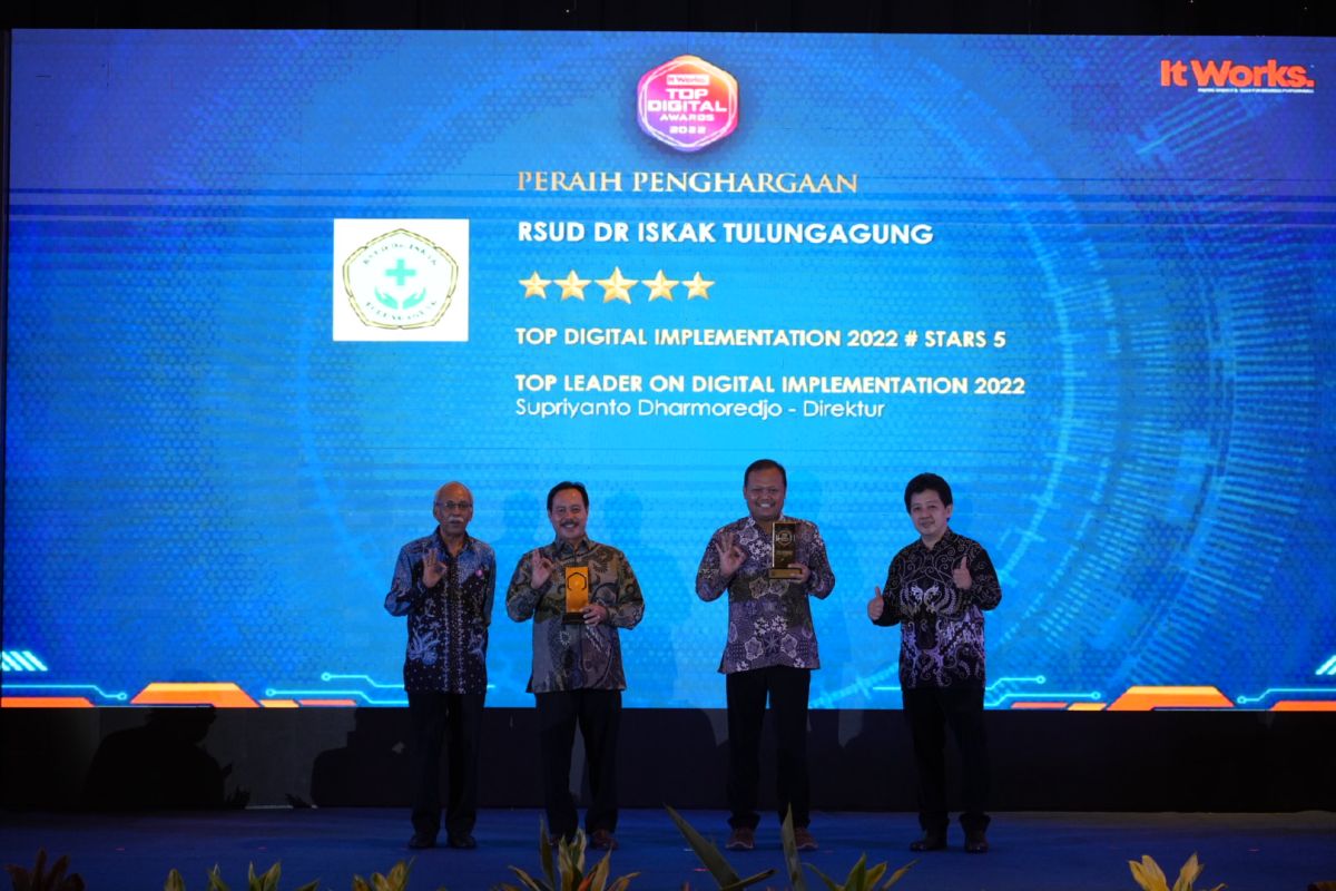 RSUD dr Iskak sabet TOP DIGITAL Awards 2022