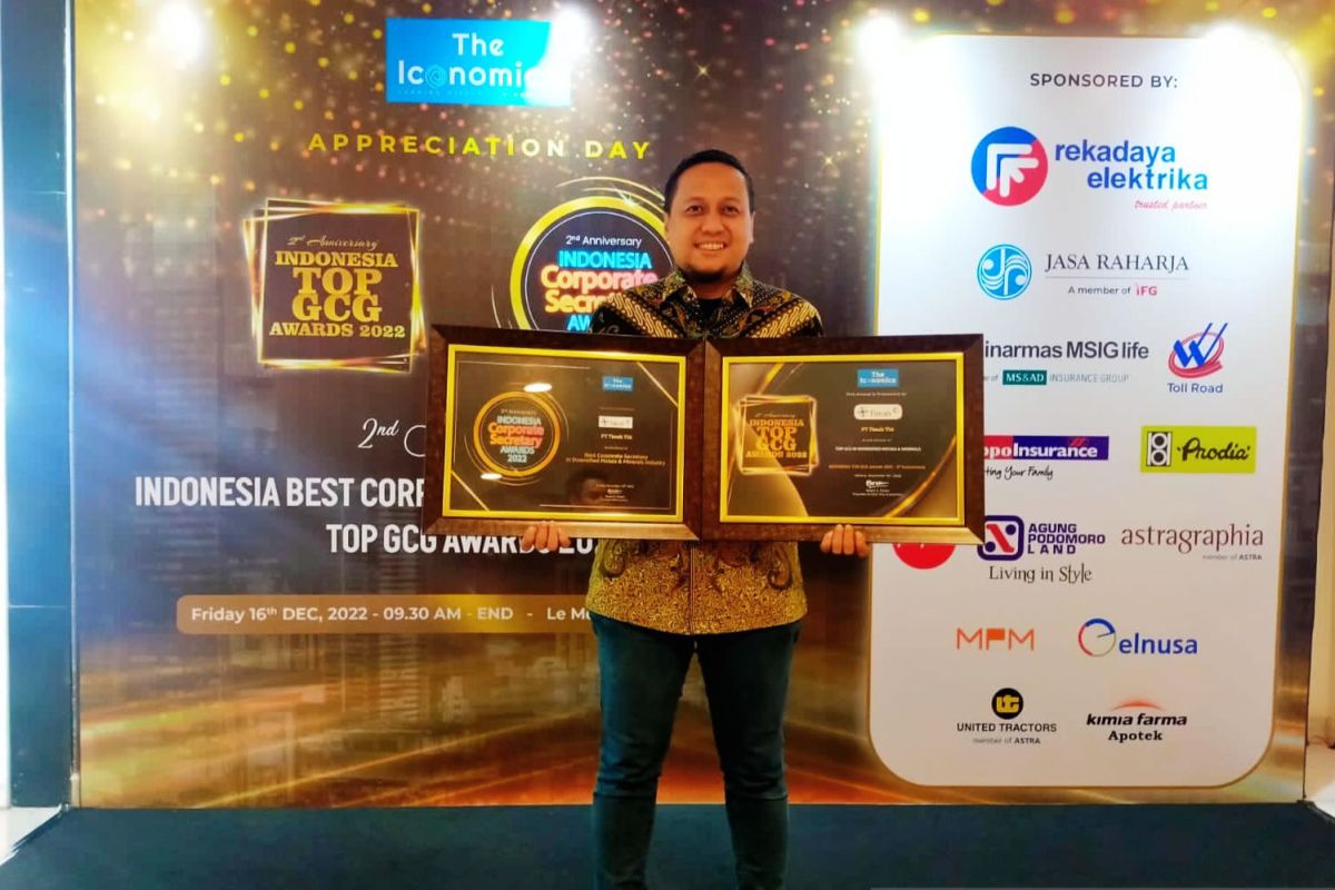 PT Timah boyong dua penghargaan di ajang Indonesia Top GCG & Corporate Secretary Award 2022