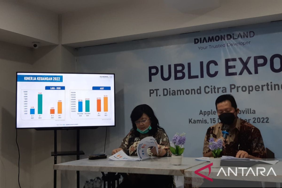 Diamond land catat pertumbuhan laba tahun 2022