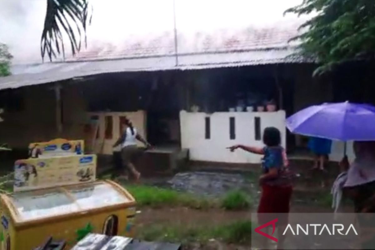 Empat rumah di Aspol Tallo Makassar hangus terbakar