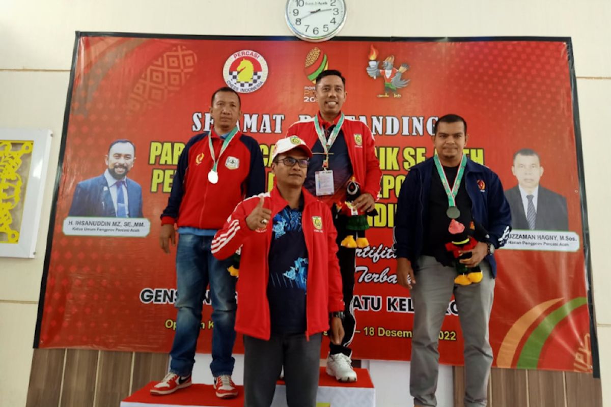 Banda Aceh borong medali catur klasik PORA Pidie